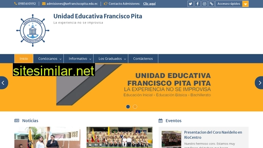 uefranciscopita.edu.ec alternative sites