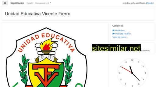 vicentefierro.edu.ec alternative sites