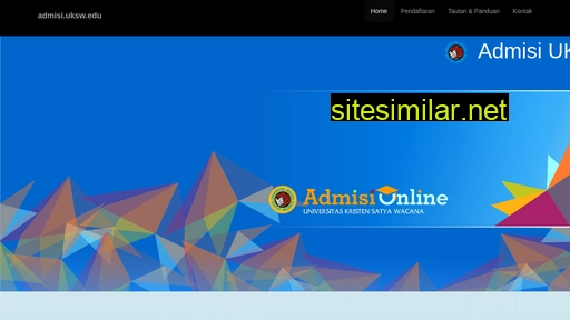 admisi.uksw.edu alternative sites