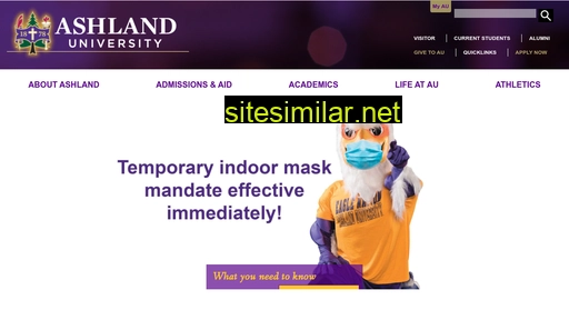 ashland.edu alternative sites