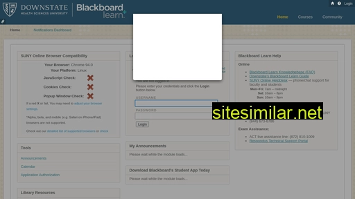 blackboard.downstate.edu alternative sites