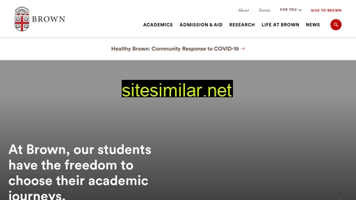 brown.edu alternative sites