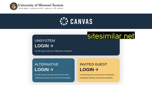 canvas.umsystem.edu alternative sites
