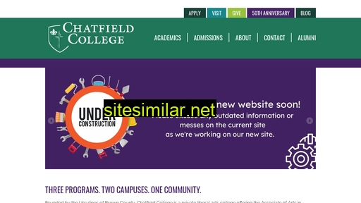 chatfield.edu alternative sites