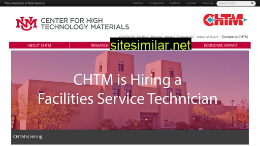 chtm.unm.edu alternative sites