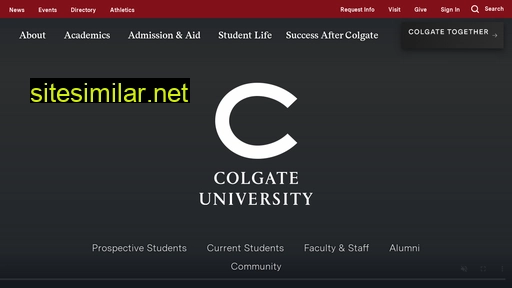 colgate.edu alternative sites