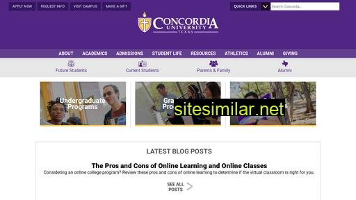 concordia.edu alternative sites