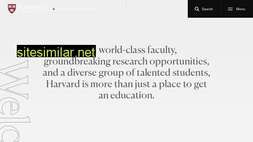 Harvard similar sites