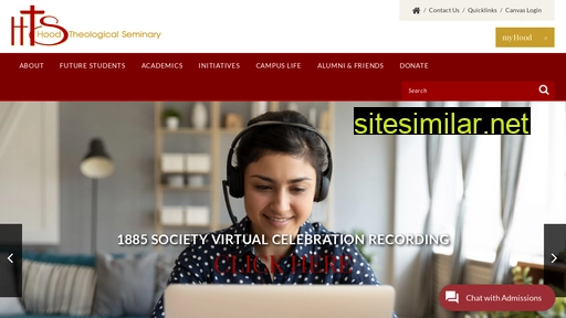 hoodseminary.edu alternative sites