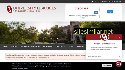 libraries.ou.edu alternative sites