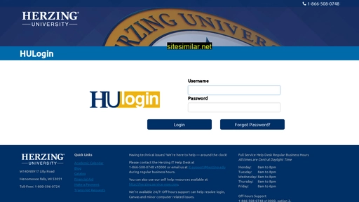 login.herzing.edu alternative sites