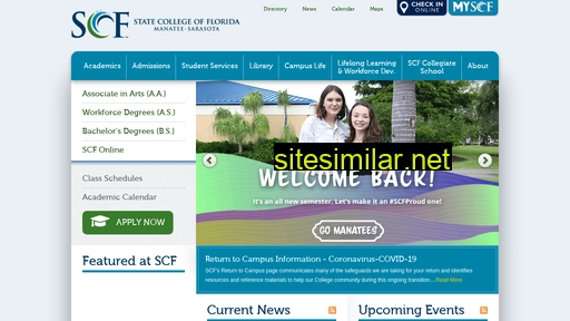 scf.edu alternative sites