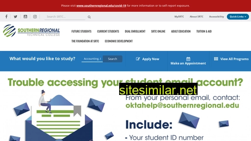 southernregional.edu alternative sites