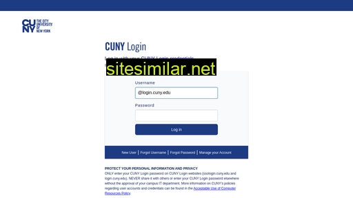 ssologin.cuny.edu alternative sites