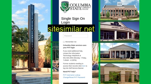 ssop.columbiastate.edu alternative sites