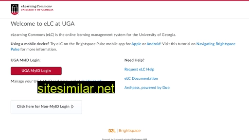 uga.view.usg.edu alternative sites