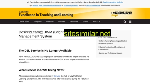 uwm.edu alternative sites