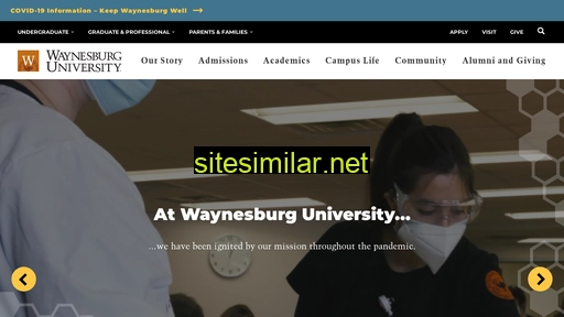 waynesburg.edu alternative sites