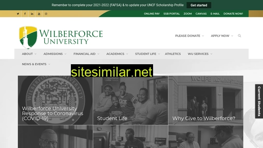 wilberforce.edu alternative sites