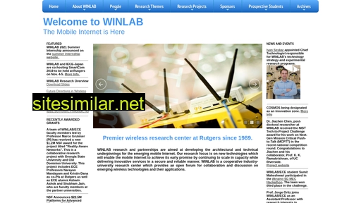 winlab.rutgers.edu alternative sites