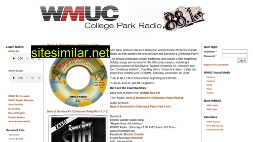 wmuc.umd.edu alternative sites