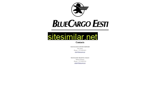 bluecargo.ee alternative sites