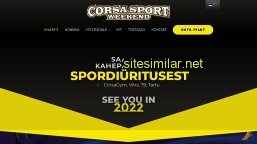 corsasportweekend.ee alternative sites
