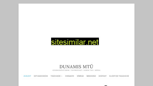 dunamis.ee alternative sites