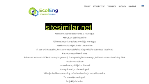 ecoleng.ee alternative sites