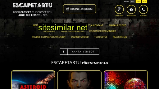 escapetartu.ee alternative sites