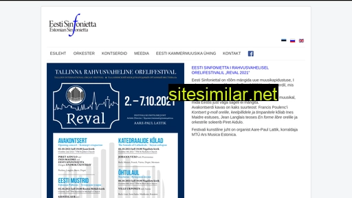 estoniansinfonietta.ee alternative sites