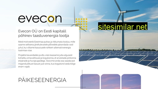 evecon.ee alternative sites