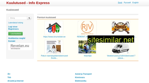 Express similar sites