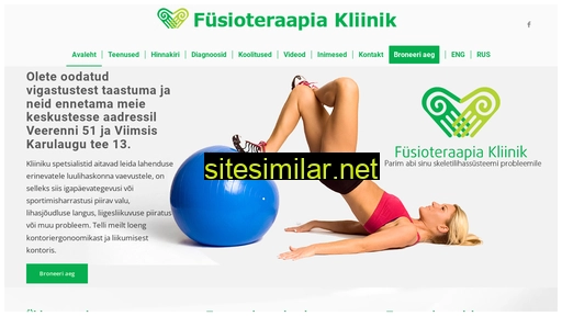 fysioteraapia.ee alternative sites