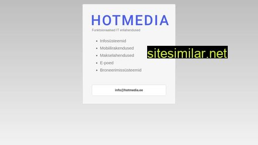 hotmedia.ee alternative sites