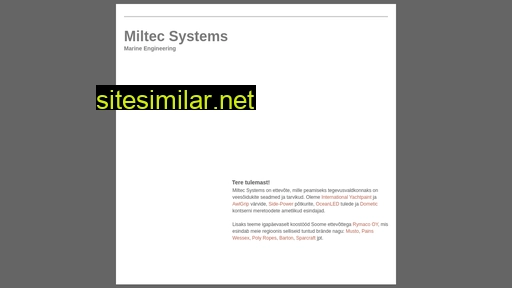 miltec.ee alternative sites