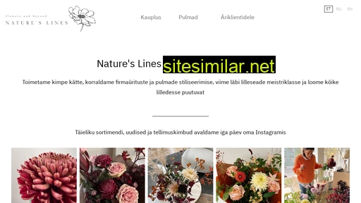 natureslines.ee alternative sites