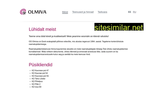olmiva.ee alternative sites