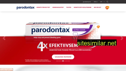 parodontax.ee alternative sites