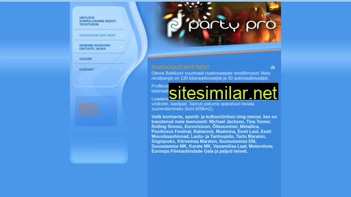 partypro.ee alternative sites