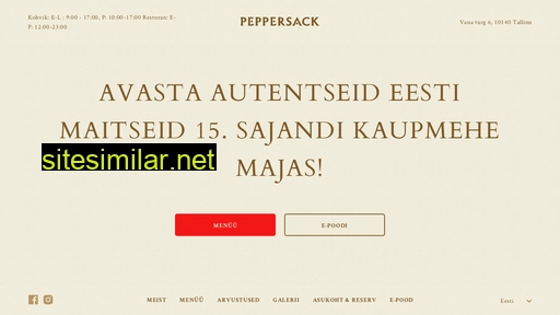 peppersack.ee alternative sites
