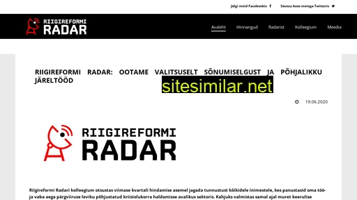 reformiradar.ee alternative sites