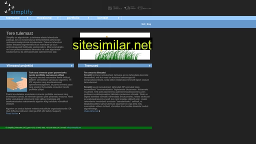 simplify.ee alternative sites
