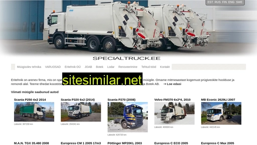 specialtruck.ee alternative sites