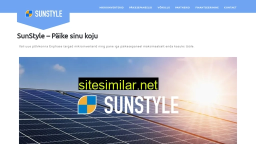 sunstyle.ee alternative sites