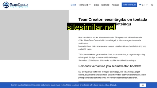 teamcreator.ee alternative sites