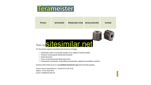terameister.ee alternative sites