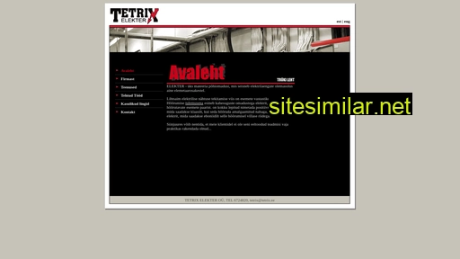 tetrix.ee alternative sites