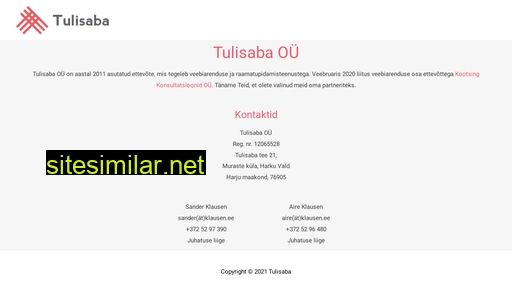 tulisaba.ee alternative sites