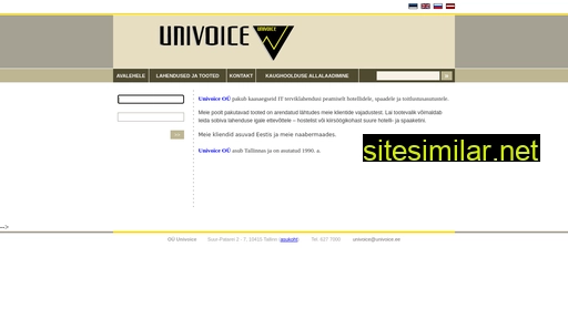 univoice.ee alternative sites